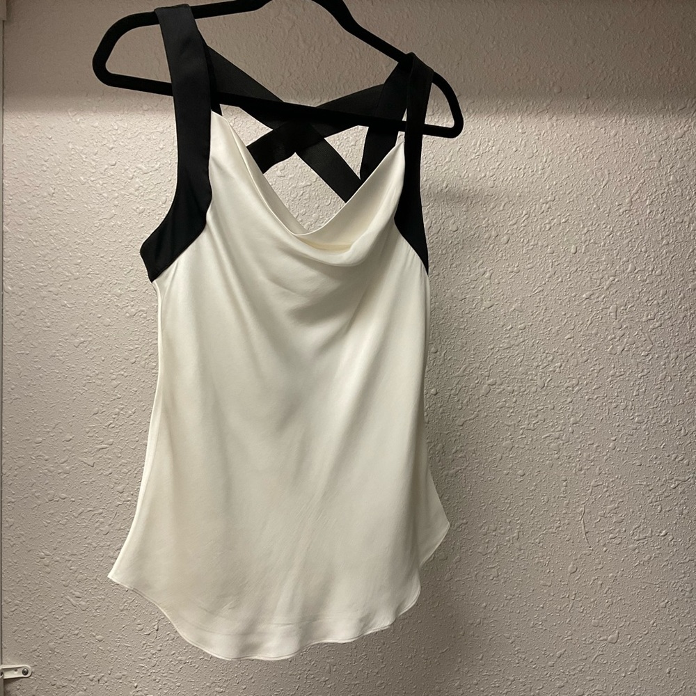 Banana Republic Black Label Silk Sleeveless Blouse